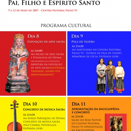 Congresso Internacional sobre a Santíssima Trindade - Programa Cultural