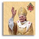 Palavras de Sua Santidade o Papa Bento XVI: "Apraz-me pensar em Fátima como escola de fé com a Virgem Maria por Mestra"