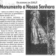 PEQUENO MONUMENTO EM HOMENAGEM A NOSSA SENHORA DE FÁTIMA - PINTURA EM AZULEJO