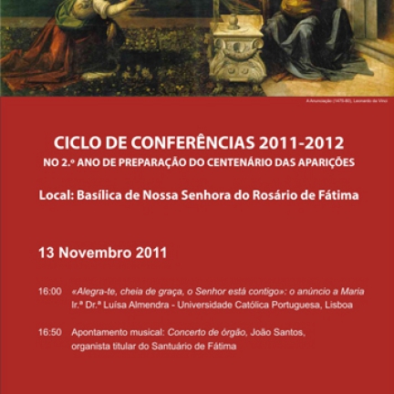 13 de Novembro: 1ª Conferência sobre o ano pastoral