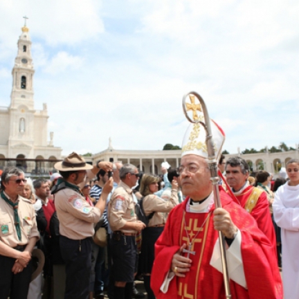 Cardeal D. Manuel Monteiro de Castro em Fátima