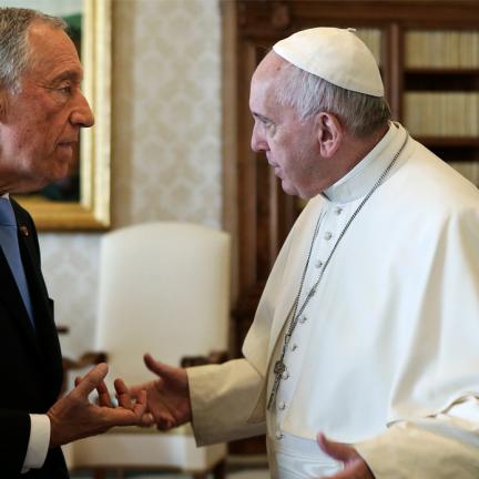 Presidente da República reforça convite do Bispo D. António Marto para visita do Papa a Fátima em 2017