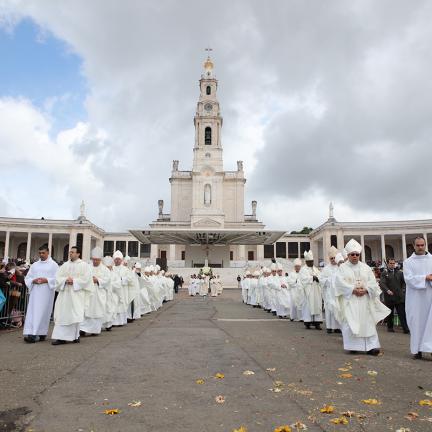 Bispo de Leiria Fátima envia mensagem ao Papa no final da Peregrinação Internacional Aniversária de maio
