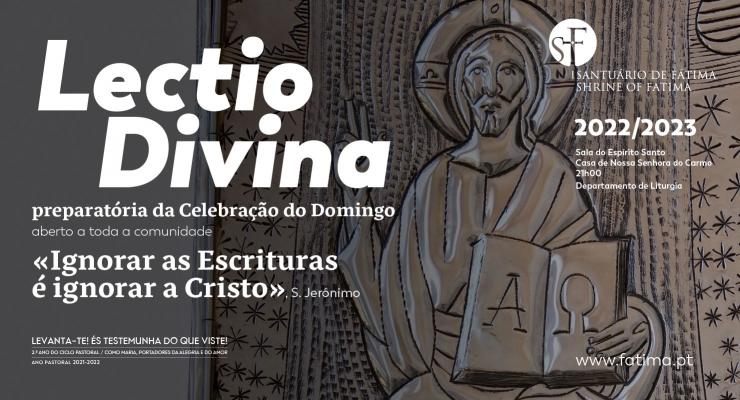 Departamento de Liturgia do Santuário de Fátima vai promover uma Lectio Divina preparatória da celebração do domingo